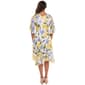 Womens Rabbit Rabbit Rabbit Flutter Sleeve Floral Midi Dress - image 3