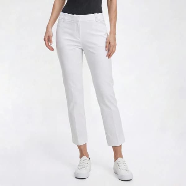 Petite Briggs Luxe Millennium Belt Loop Cropped Pants