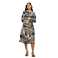 Womens 24/7 Comfort Apparel Paisley Maternity A-Line Dress - image 1