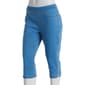 Petite Erika Joey Slit Hem Capri Pants - image 1