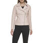 Womens Guess Faux Leather Motorcycle Jacket - image 3