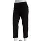 Womens Zac & Rachel Solid Pull On Crop Pants - image 13