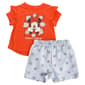 Toddler Girl Disney Minnie Mouse Stripe/Floral Shorts Set - image 1
