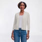 Womens 89th & Madison Solid Mixed Stripe Cardigan - image 1