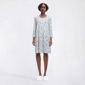 Womens White Orchid Cloud Knit Butterfly Garden Nightgown - image 2