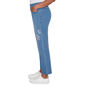 Womens Alfred Dunner Hilton Head Floral Applique Denim Pants - image 4