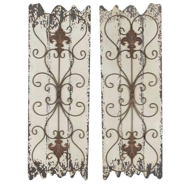 9th & Pike&#40;R&#41; Rustic French Country Wall Decor - Set of 2 - image 