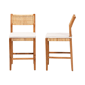 bali & pari Chatura Mahogany Wood 2pc. Counter Stool Set - image 3