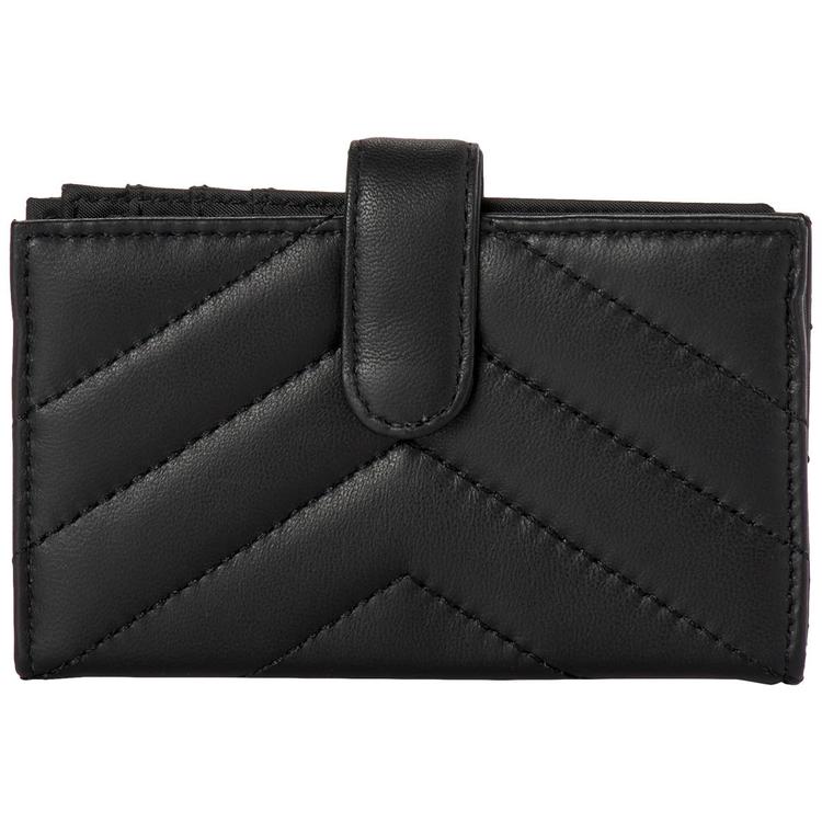 Womens Mundi Quilted Debbie Double Card Case