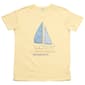 Girls (7-16) No Comment Short Sleeve Sailboat Boyfriend Tee - image 1