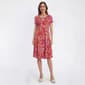 Plus Size Sami & Jo Keyhole Neck Paisley A-Line Dress - image 1