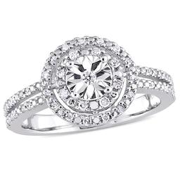 Diamond Classics(tm) Sterling Silver 1/5ctw. Diamond Ring