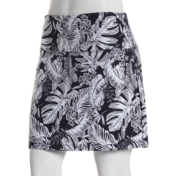 Womens Teez Her Classic Printed Skort - Black/White - image 