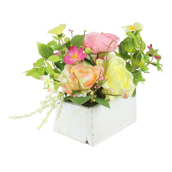 Northlight Seasonal Artificial Flowers and Greenery in a Planter