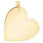 Gold Classics(tm) 10kt. Yellow Gold Polished Solid Heart Pendant - image 1