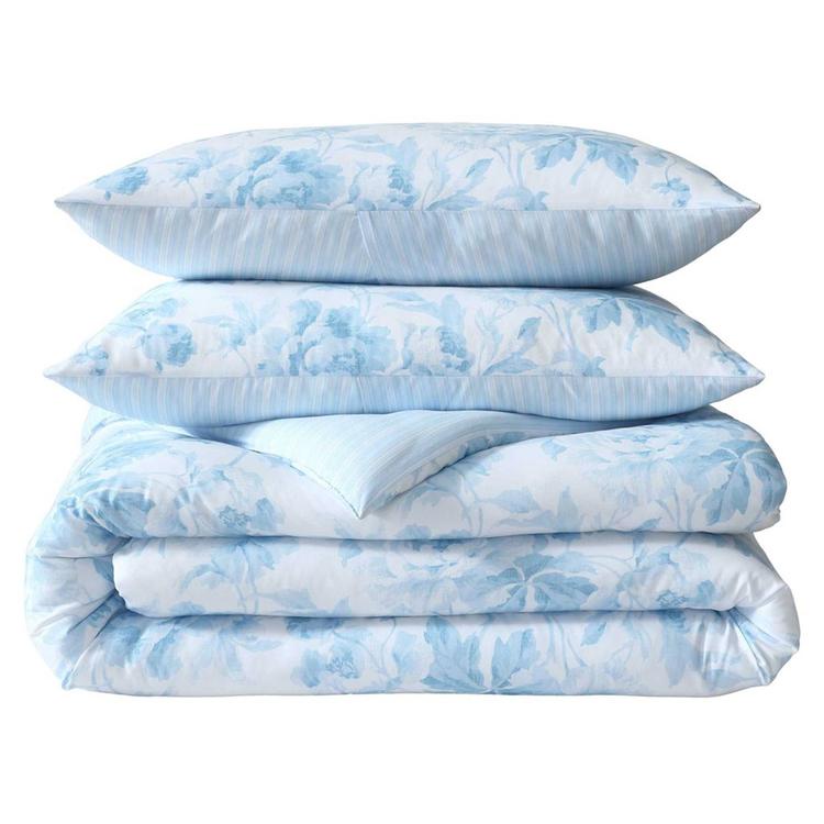 Laura Ashley Anja Textured Toile Comforter Set