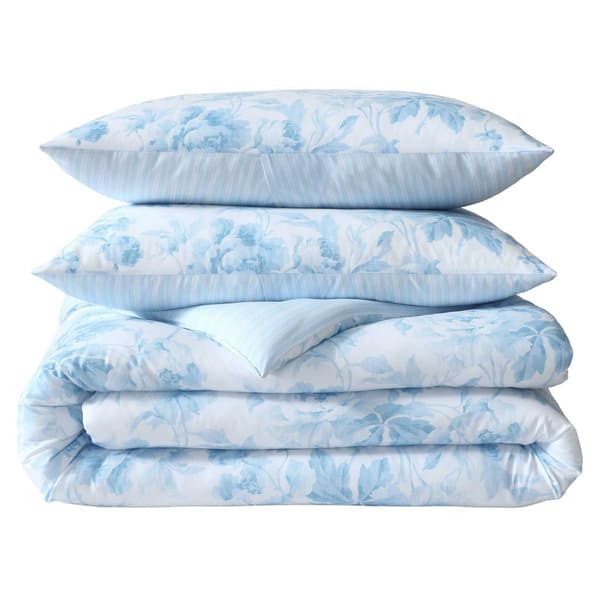 Laura Ashley Anja Textured Toile Comforter Set