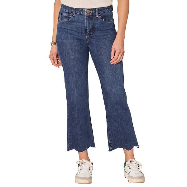 Petites Democracy Ab Solution Sky Rise Barely Boot Cut Jeans - image 