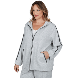 Plus Size Alfred Dunner Weekend Warrior Zip Front Jacket