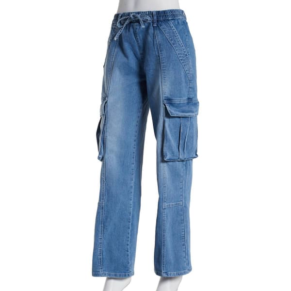 Juniors Almost Famous(tm) DJ Denim Cargo Skater Jeans - image 