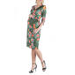 Plus Size 24/7 Comfort Apparel Maternity Floral Wrap Dress - image 3