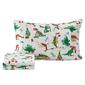 Freshfolds Cotton Christmas Dinosaur 4pc. Flannel Sheet Set - image 1