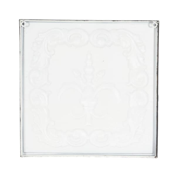 9th & Pike&#174; Washed Fleur De Lis Metal Wall D&#233;cor - Set of 4