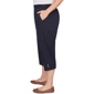 Plus Size Alfred Dunner Classics_S6 Solid Twill Button Hem Capri - image 4