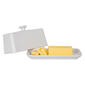 Home Essentials 8in. Hobnail Embossed Butter Dish - image 1