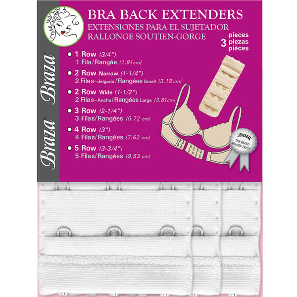 Bra Back Extenders with 3 Hooks