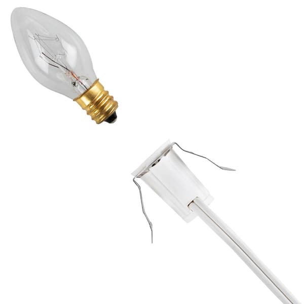 Northlight Seasonal Christmas Replacement C7 Single Light Cord