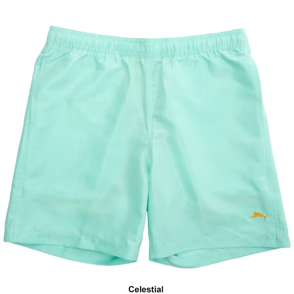 Mens Joe Marlin Solid Swim Trunks
