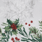 Threadmade Holly Berry Flourish Holiday Fabric Table Runner - image 3