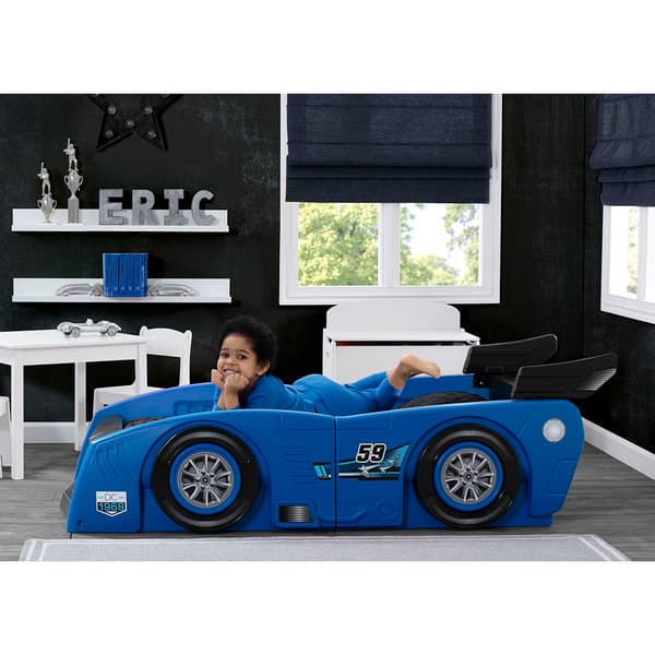 Delta Children Grand Prix Race Car Toddler & Twin Bed