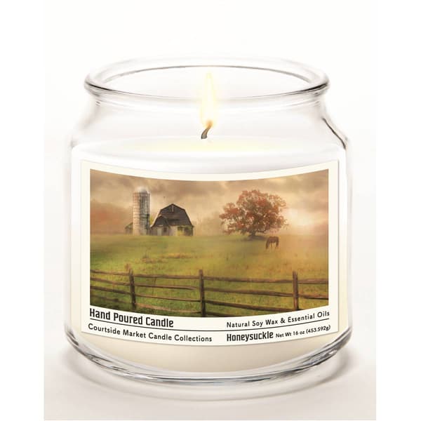 Courtside Market® Graze On 16oz. Honeysuckle Jar Candle