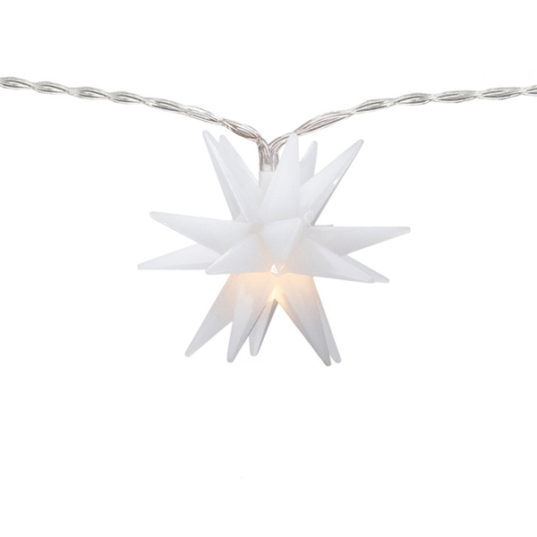 Northlight 5.25ft. 10ct. LED White Star Christmas Fairy Lights