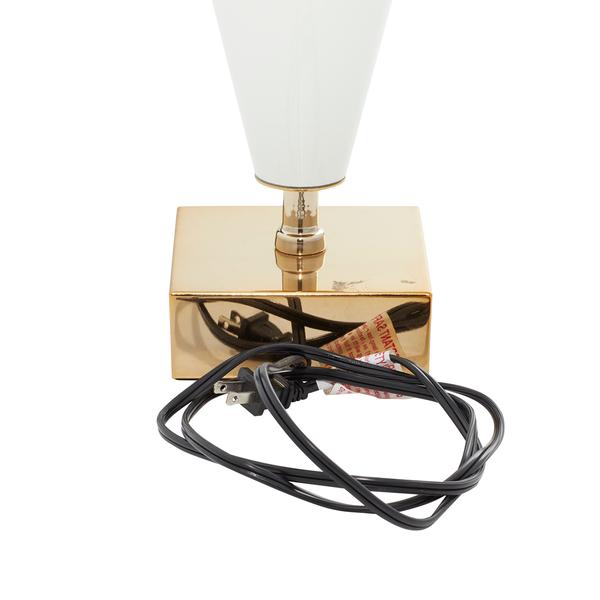 9th & Pike® Gold Glass Transitional Table Lamp