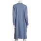 Womens Poppy & Clay Long Sleeve Geo Henley Nightgown - image 2