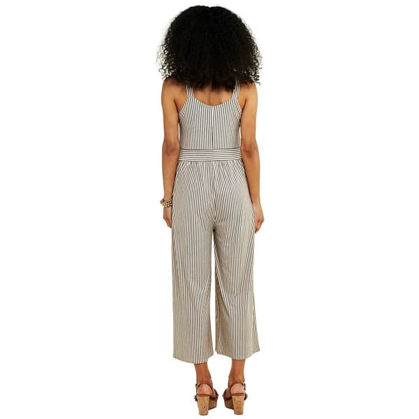Womens Emily Daniels Sleeveless Stripe Jumpsuit