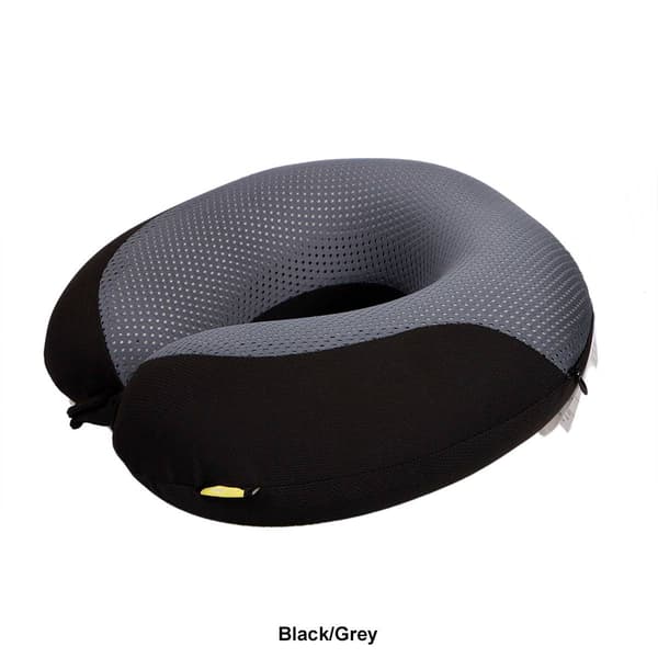 Rejuve Health Wellness Two-Tone Memory Foam Travel Neck Pillow