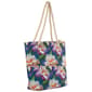 Renshun 3D Floral Canvas Tote - Purple/White - image 3
