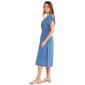 Womens Tommy Hilfiger Sport Smocked Waist Chambray Midi Dress - image 4