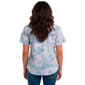 Womens Erika Yasmine Tropical Short Sleeve Pocket Button Down - image 2