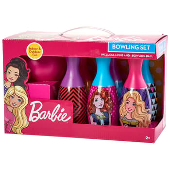 barbie bowling set