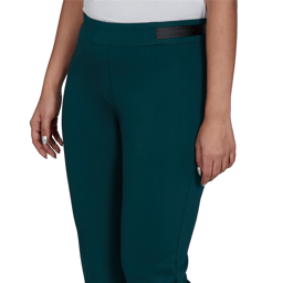 Womens Emaline Feminine Mystique Solid Pull On Straight Leg Pants