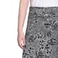Womens NY Collection Pull-On Floral Dot O-Ring Skirt - image 4