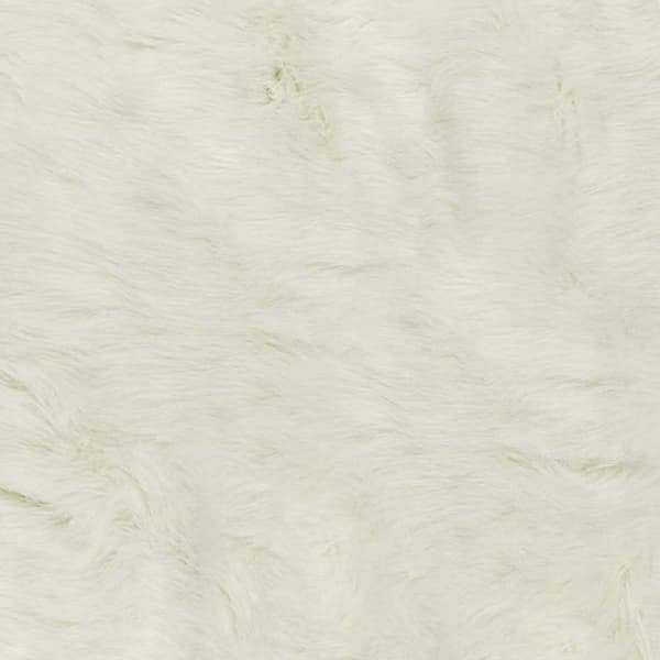 9th & Pike&#174; Super Soft Off White Faux Hide Area Rug