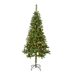 National Tree 6ft. Linden Spruce Wrapped Tree w/ 250 LED Lights