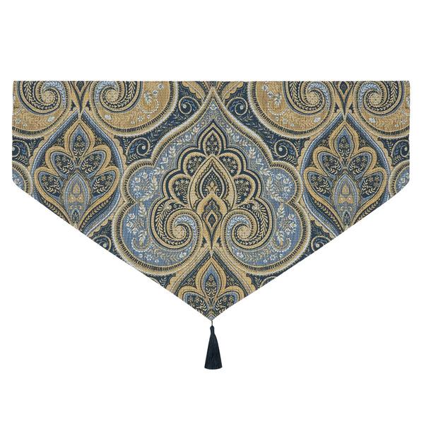 Royal Court Messina Damask Window Ascot Valance - 21x40