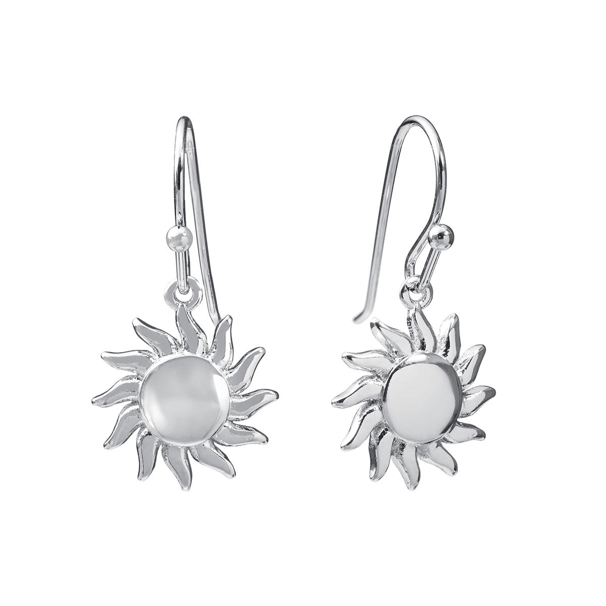 Fine Silver Plated Sun Drop Earrings,New Products : American Fashion Style Bags On Sale